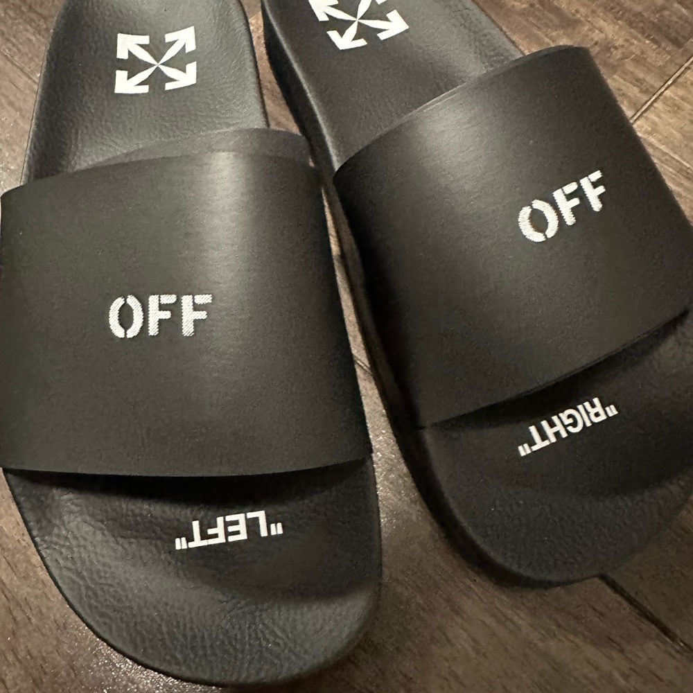 NEW IN BOX OFF-WHITE SLIDES SIZE 40